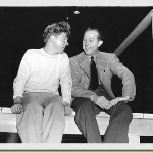 Mickey Rooney and Barney Oldfield