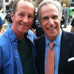 Alan Scott with Henry Winkler Did this really need a caption?
