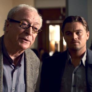 Still of Leonardo DiCaprio and Michael Caine in Pradzia 2010