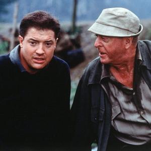Still of Michael Caine and Brendan Fraser in The Quiet American 2002