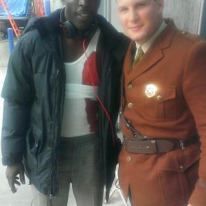 Working with Chalky White (Michael k. Williams) on boardwalk empire