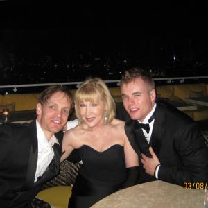 After Oscar Party  W with filmmakers Karl Nickoley and Michael Whitton 2010