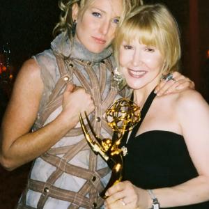 After Party of Emmy Awards Trish Cook with good friend Gillian Anderson  Emmy Winner for Outstanding Lead Actress