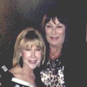 Angelica Huston with Trish Sony Studio in Culver City