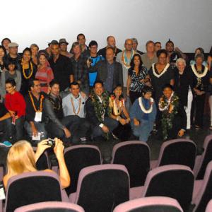 Cast and crew at the HIFF premiere of THE SHORT LIST