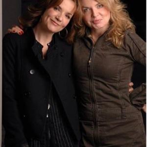 Lea Thompson and Adrienne Papp at an exclusive interview by Adrienne Papp, Feature writer: