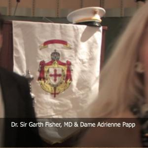 Dr Sir Garth Fisher and Dame Adrienne Papp February 2014