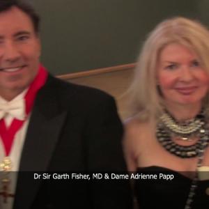 Dr Sir Garth Fisher and Dame Adrienne Papp Helsinki Finland February 2014