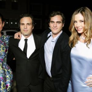 Jennifer Connelly Mira Sorvino Joaquin Phoenix and Mark Ruffalo at event of Reservation Road 2007