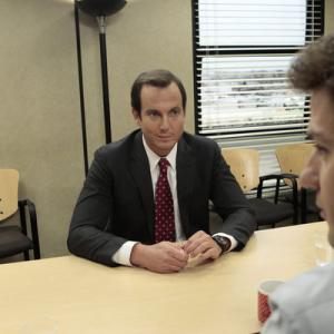 Still of Will Arnett, John Krasinski and Zach Woods in The Office (2005)