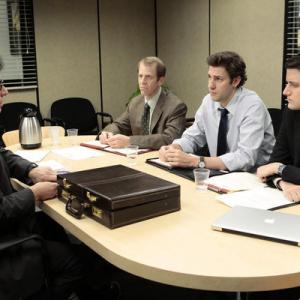 Still of Paul Lieberstein, John Krasinski and Zach Woods in The Office (2005)