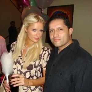 At Grammy's After Party with Paris Hilton.