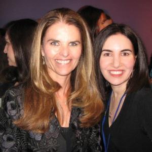 With the first lady of California Maria Shriver Schwarzenegger at the Nuclear Tipping Point premiere