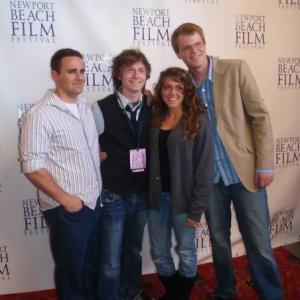 Spencer Reed and the cast of Half Alive at the Newport Beach Film Festival