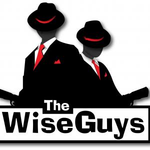 The logo of 'The WiseGuys'. A new web series written and produced by Steve Sabo.