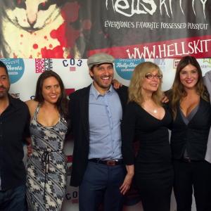 Hell's Kitty cast and director at the Chinese Theater in Hollywood