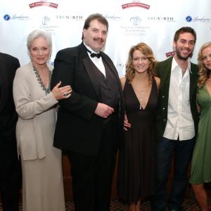 Jim Stovall with the cast from The Ultimate Gift