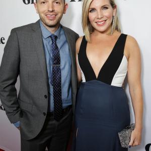 Paul Scheer and June Diane Raphael at event of Grace and Frankie (2015)