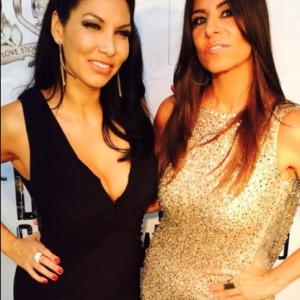 The Boom Boom Girls of Wrestling Premiere at Downtown Independent Theatre LA July 23 2015 Crystal Santos and Patricia Lauriet
