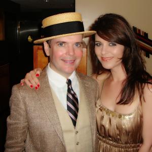 Jefferson Mays and Olja Hrustic at The Tony Awards AfterParty 2012