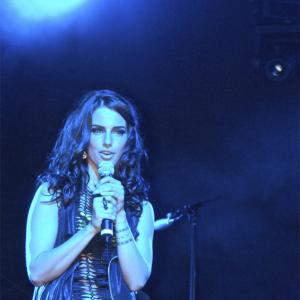Jessica Lowndes performing at Palazzo Hotel in Las Vegas on 652010