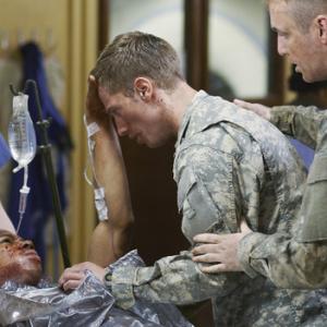 Still of Michelle Borth Brendan Jeffers Jonathan Keltz and Jacob Kraemer in Combat Hospital