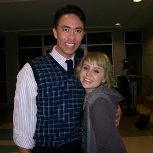 With Mae Whitman