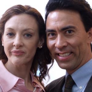 With Joan Cusack