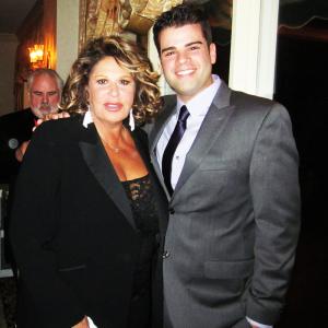 Joe Sernio and Lainie Kazan at the 2011 Garden State Film Festival. Both were honored with awards at the festival. Joe Sernio won The Robert Pastorelli Rising Star Award For Acting.