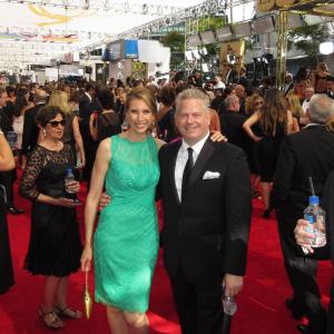 66th Primetime Emmy Awards with husband Robert Zotnowski