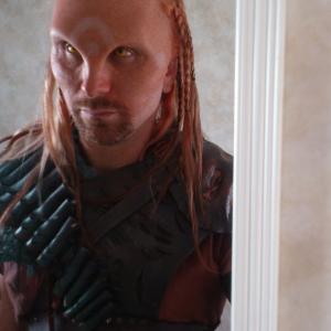 As an Irathian on the set of DEFIANCE