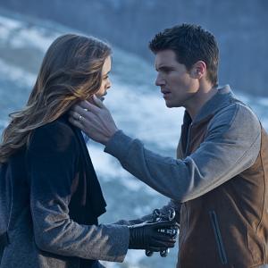 Still of Danielle Panabaker and Robbie Amell in The Flash (2014)