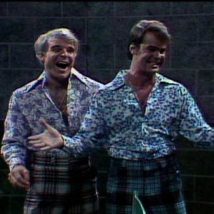 Still of Dan Aykroyd and Steve Martin in Saturday Night Live 1975