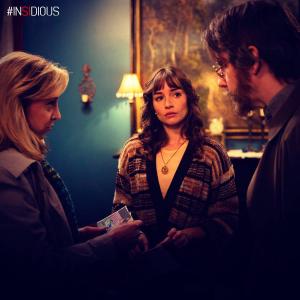 With Jocelin Donahue and Hank Harris in Insidious: Chapter 2