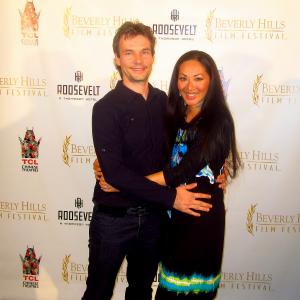 With Daniel Deppe at White Frog LA Theatrical Opening at TCL Chinese Theater Hollywood