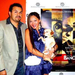 With Producer Al Bravo at Un dia en el Banco  A Day at the Bank Movie Premiere!