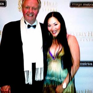 With Jon Voight at Beverly Hills Film Festival Awards Banquet  The Chicago 8 won Best Audience Award!
