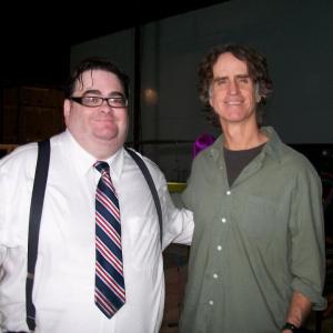with director Jay Roach on the set of  The Campaign 