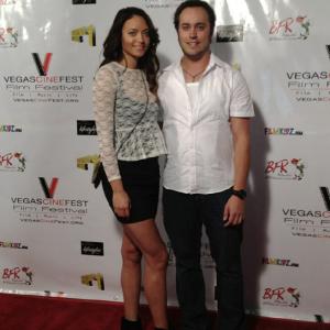 Jimmy Drain and Adiamond Baker at Cinefest Las Vegas.