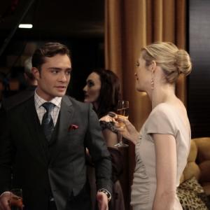 Still of Kelly Rutherford and Ed Westwick in Liezuvautoja (2007)