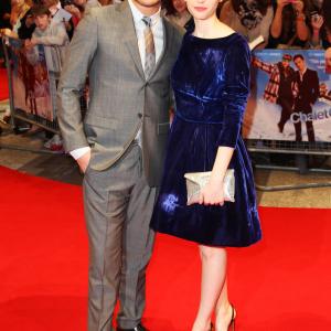 Felicity Jones and Ed Westwick at event of Chalet Girl (2011)
