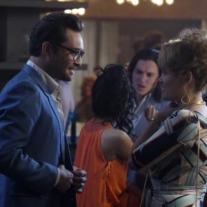 Still of Erika Christensen and Ed Westwick in Wicked City 2015