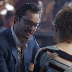 Still of Erika Christensen and Ed Westwick in Wicked City 2015