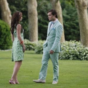 Still of Leighton Meester and Ed Westwick in Liezuvautoja (2007)