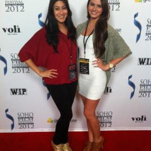 Courtney Baxter and Veronica Giolli at the SOHO International Film Festival NYC April 2012