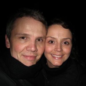 Shad Clark and Kristin Schwarz in Paris.