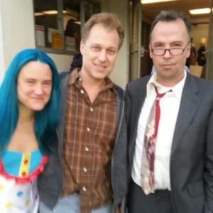 On the set of Still Punching the Clown  with Doug and Bingo Stanhope  2014