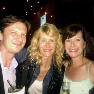 Andrew Collins, Laura Dern and Kathleen Carr 