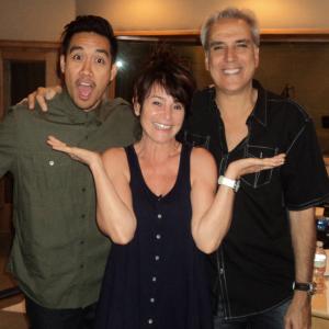 Stevie Vallance with producers Tracy Tubera and Bill Schultz as Voice Director on 2 seasons of Wild Grinders Nicktoons
