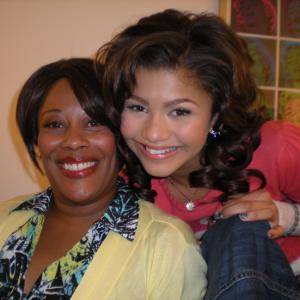 Stars of Disneys Shake It Up Zendaya Coleman & on camera mom